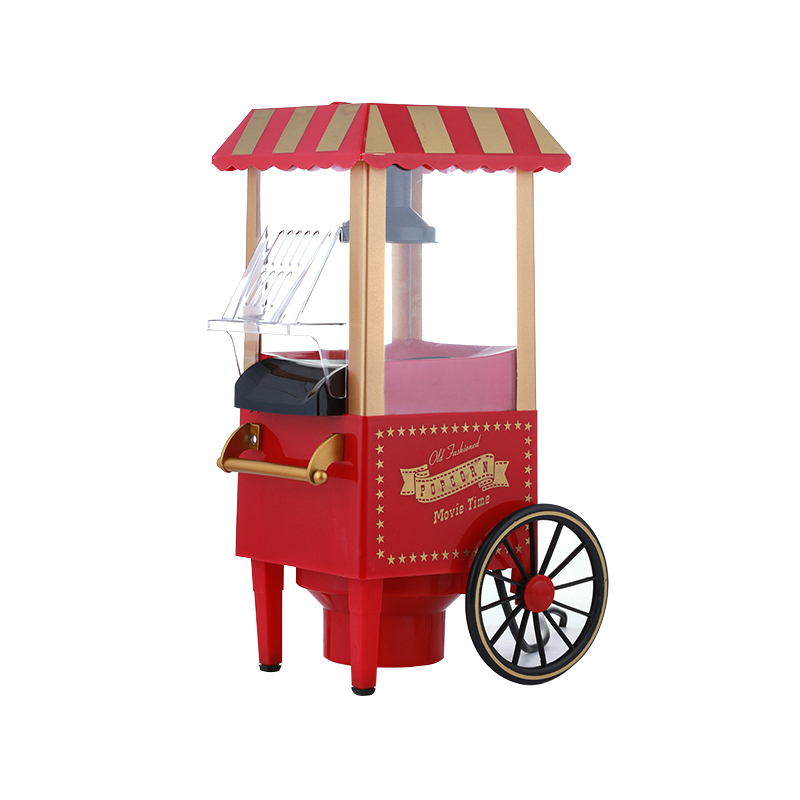 Mesin Popcorn Pensijilan CE Merah Model PM-2800 Palam Eropah